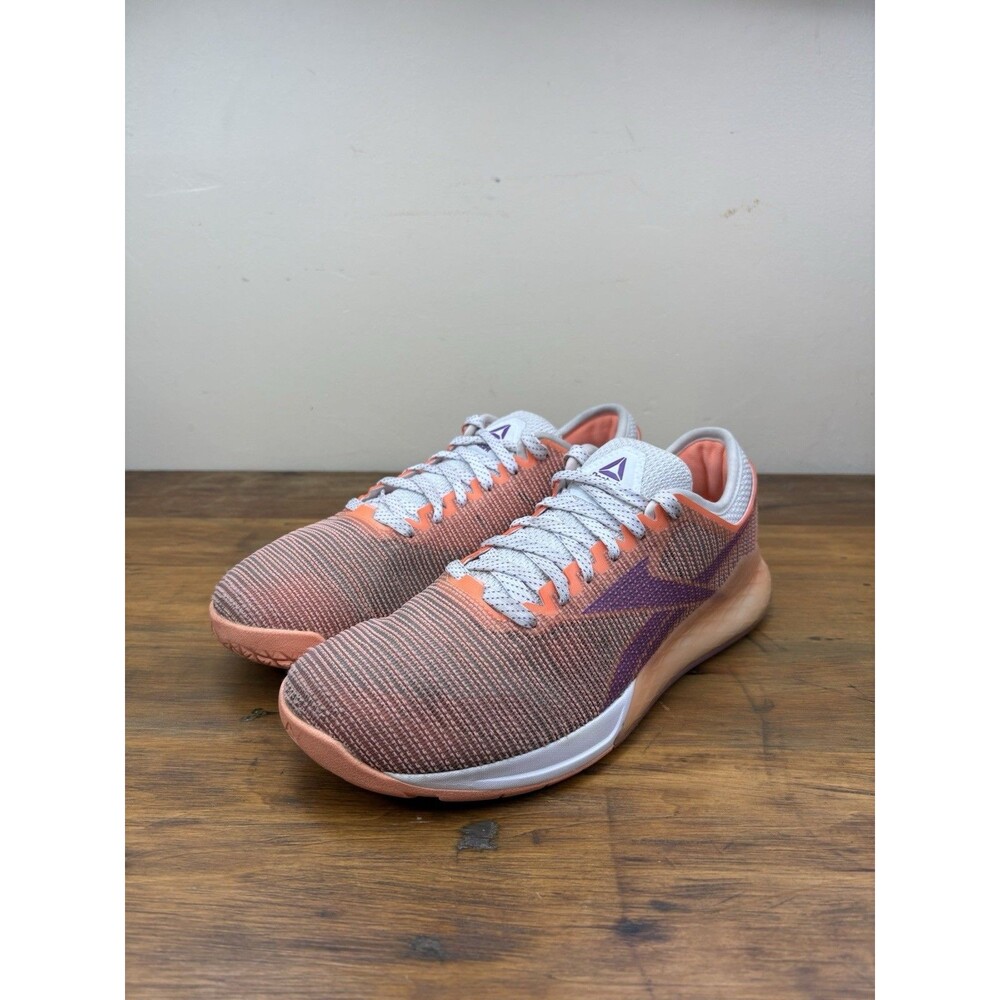 Reebok CrossFit Nano 9.0 Women’s 10 Orange Purple Gym Lifting Workout Fitness